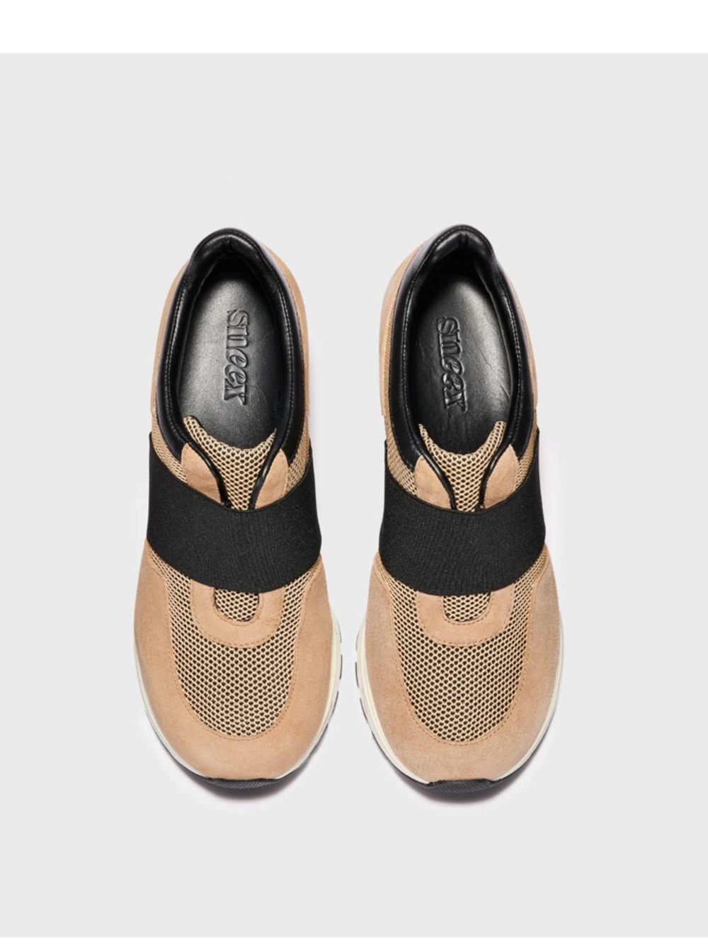 Sneex Icon High Heel-Camel/Black - Picture 2 of 11